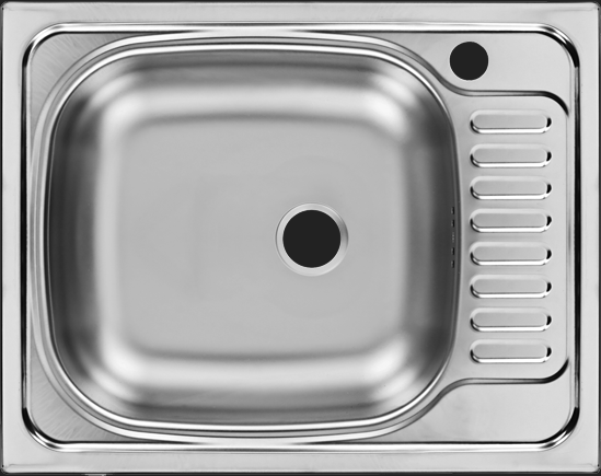 Мойка Кухонная Ukinox Классика Cll560.435-Gt6K 1R_0