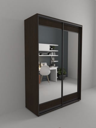 Шкаф-купе 2-х дверный Акцент-Лайт 3 1200х600 Венге_0