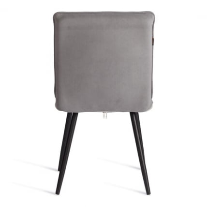 Стул обеденный Sweet LT, велюр, серый/черный, 29, 41х55х88 см_4