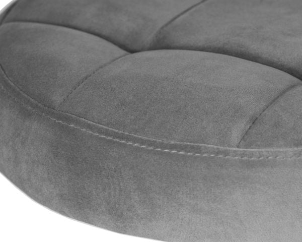 Табурет барный ДОБРИН БРУНО ГОЛД (серый велюр (МДЖ9-75)) 2 шт / DOBRIN BRUNO GOLD (MJ9-75))_2