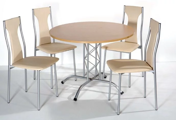 Стол круглый Т 1000 (Бук)_4