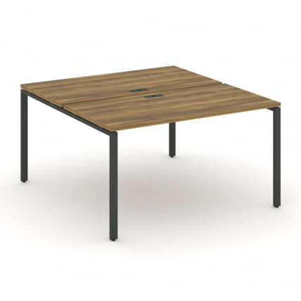 Рабочая станция двухсторонняя на 2 места CONCEPT CN.DRS-001 Сандал Янтарный Антрацит_0