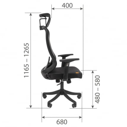 Кресло руководителя CHAIRMAN CH563 Черный_5