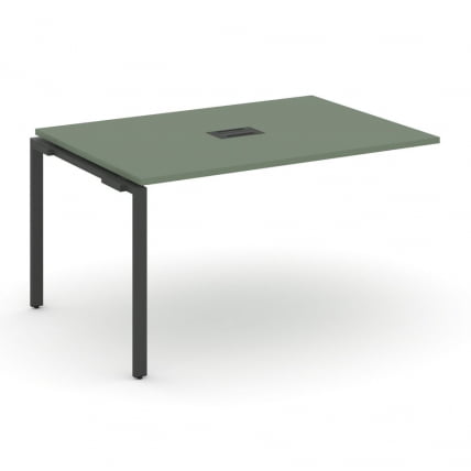 Проходной наборный элемент переговорного стола CONCEPT CN.NPRG-013 Кобо Антрацит_0