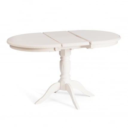 Стол STEFANO бук, мдф, 100+30x80x77см, Ivory white_4