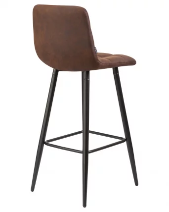 Стул барный DOBRIN NICOLE Коричневая микрофибра PK-03_3