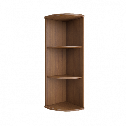 Стеллаж средний угловой Riva А.УС-2 Орех Гварнери_0