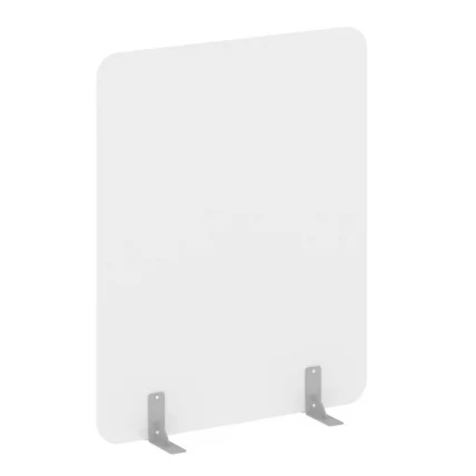 Перегородки на металлических опорах на фетровых подпятниках R-line DP.F-120-150 Белый Бриллиант_0