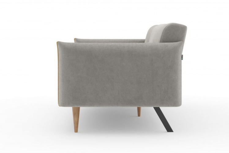 Диван трёхместный Протей ЛД 309.010.000 Светло-серый Горчичный_5