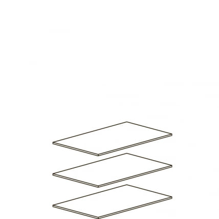 Полка к модулю 614 Инна (М) 614  Денвер светлый_1