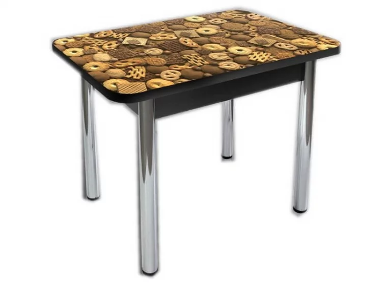 Стол обеденный Прямоугольный 900 600 фп Печенье ЛДСП венге_0