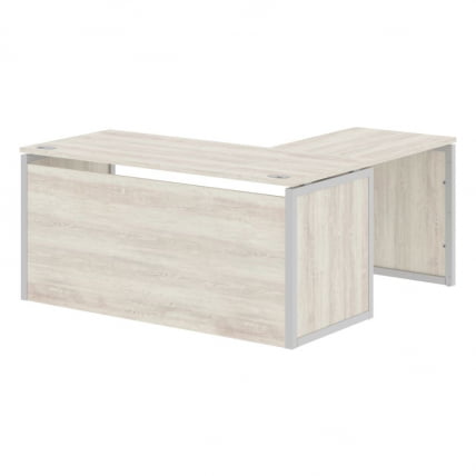 Стол письменный угловой левый XTEN-QP XQPCT 1615H L Сосна Эдмонт Серый_0