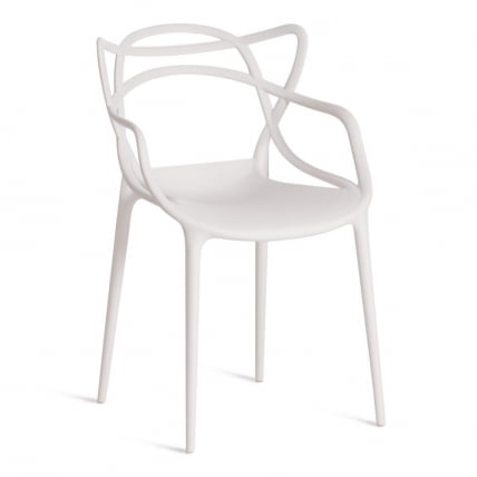 Стул Кат Чаир (мод. 028) пластик, 53 кс 59 кс 82,5 см, белый (Вхите C0057) / Cat Chair (mod. x x (White C0057)_0