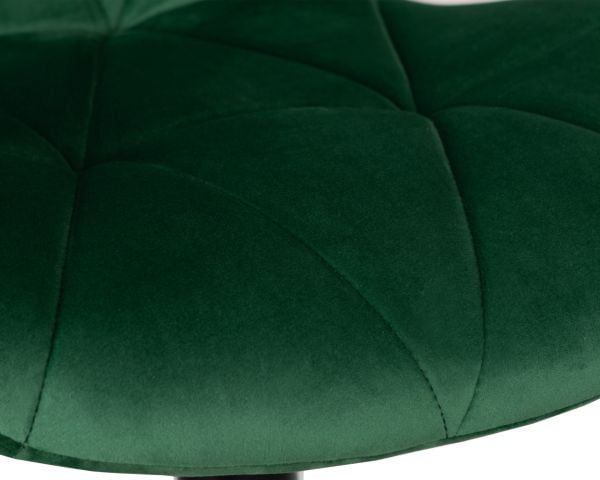 Стул барный ДОБРИН БАРНИ БЛАCК (зеленый велюр (МДЖ9-88)) 2 шт / DOBRIN BARNY BLACK (MJ9-88))_7