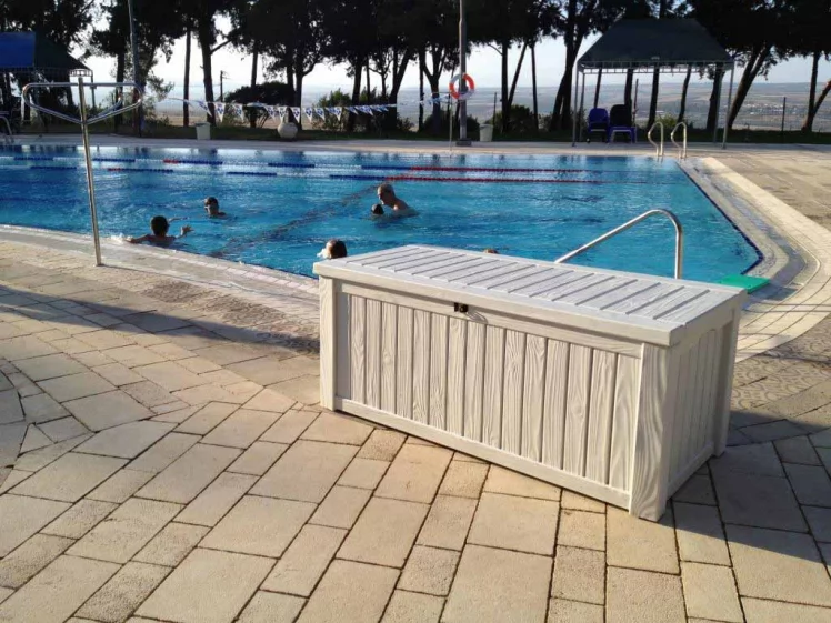 Сундук классический ROCKWOOD STORAGE BOX 570 L Коричневый/Крем_3