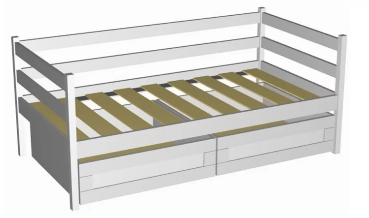 Ящики выкатные RooRoom VK-88 Белые_1