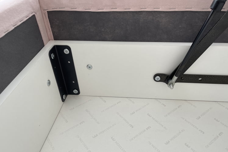 Кровать 0.9 Бест (Тахта) КМ.T-15 нежно-розовый (велюр)_2