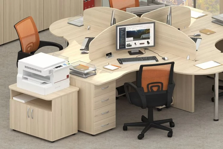 Набор мебели для персонала Glassy №2_1