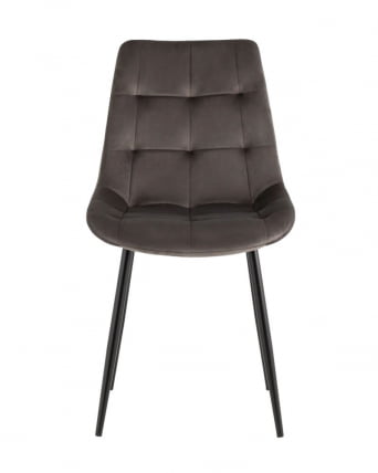 Стул Флекс New велюр антрацитовый 2 шт._1