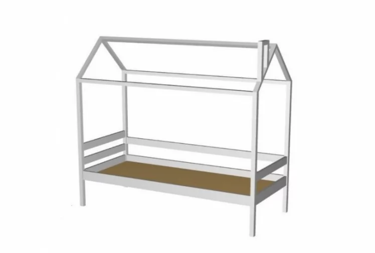 Кровать-домик RooRoom кд-11С Серая_0