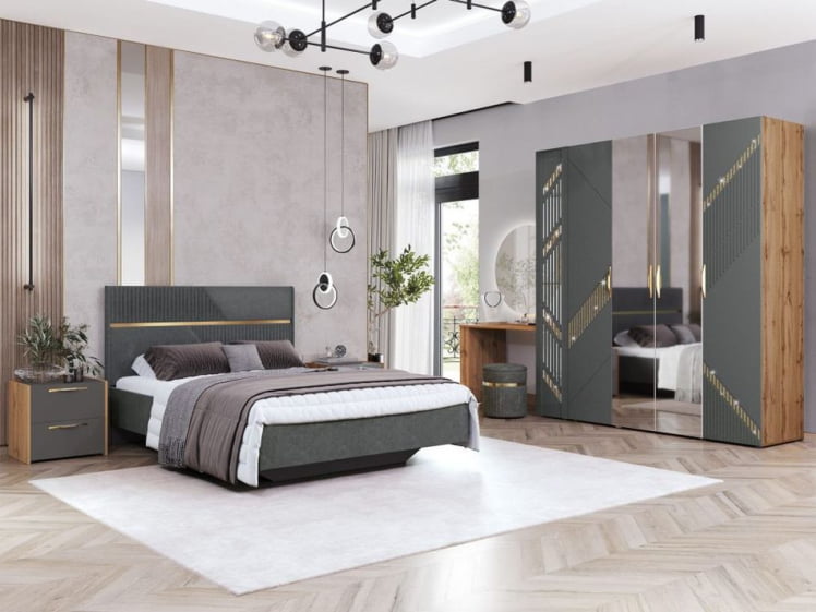 Туалетный столик (лев/прав) Монако 902.06 Дуб Вотан Оникс Графит_9