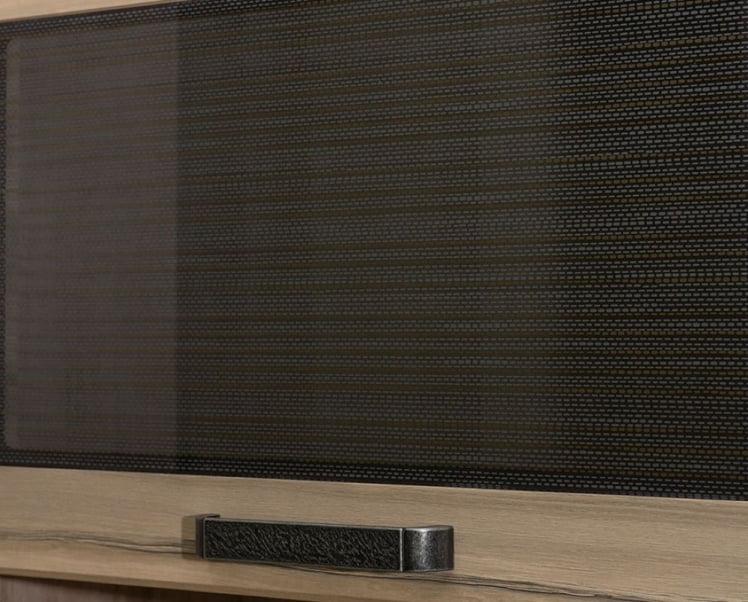 Шкаф-витрина кухонный (с системой плавного закрывания) Бруклин 101.80.1 Дуб Кронберг/Лагода/Антрацит_2