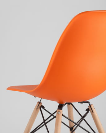 Стул Еамес ДСВ 4 шт. Оранжевый / Eames DSW_6