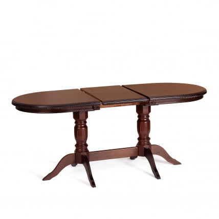 Стол COPPOLA бук, мдф, 140+40x80x77см, Tobacco, узор прямой_6