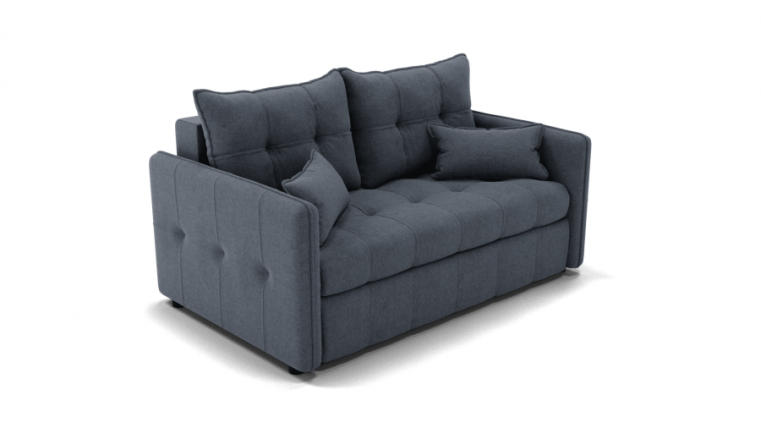 Диван Палермо (ЗР) Цвет фасада: Серый; Тип: Прямой; Материал фасада: Металл/Велюр_0