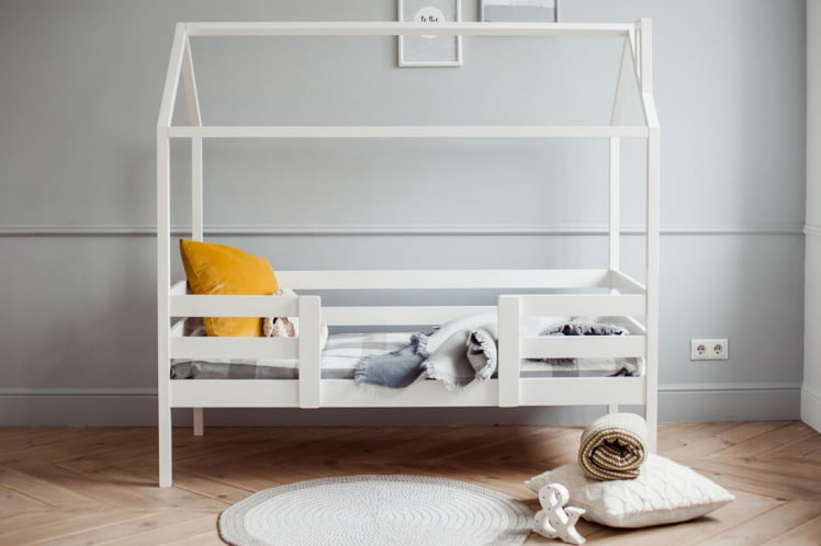 Кровать-домик RooRoom кд-22С Серый_1