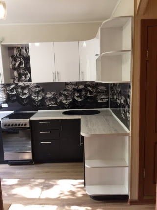 Глянцевый фартук (КОМПОЗИТ) КМ 26 / KM_1