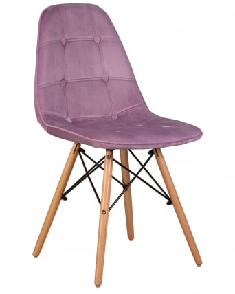 Стул обеденный DOBRIN BENNET Пудрово-сиреневый велюр HLR-27_0