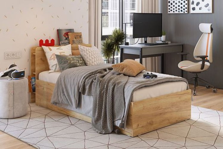 Стол Юниор SMU-01 графит/черный муар_8