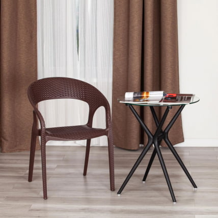 Стул TINTO (mod. PC59) / 1 шт. в упаковке пластик, 60 х 63 х 83 см, Brown (коричневый) 14_8