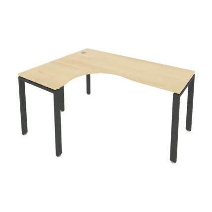 Стол письменный METAL SYSTEM Б.СА-4 Л Акация/Антрацит_0