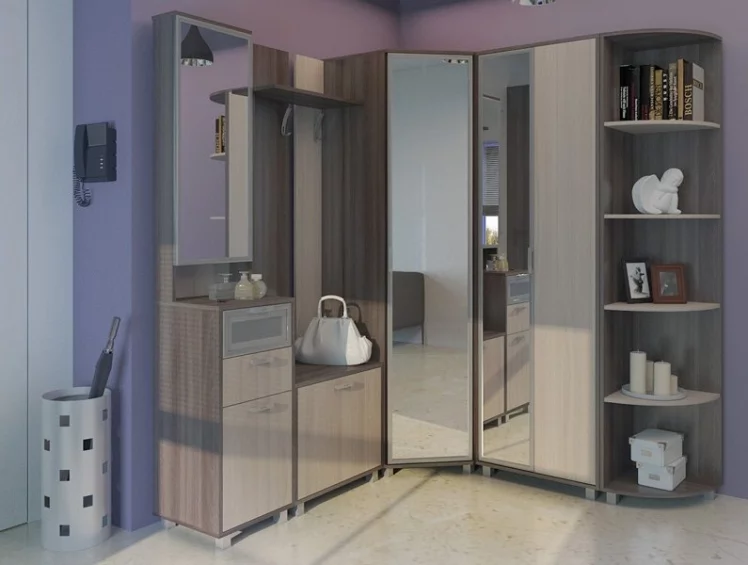 Пристрой радиусный WEST Модуль 7 Ясень шимо темн/Ясень шимо св_1