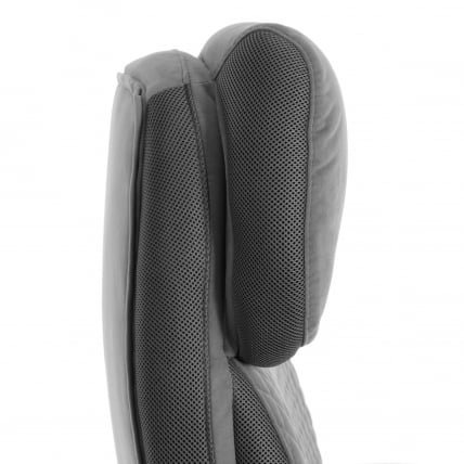 Кресло руководителя Chief metalBL велюр/ткань, серый, 29/TW-12_8