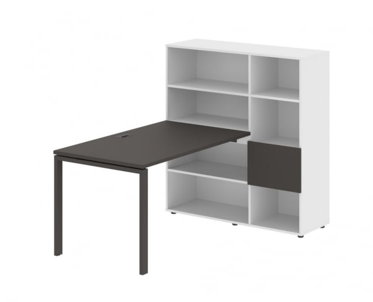 Рабочая станция EDIS EURST 1213 Мокко Мокко Белый_0