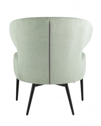 Кресло лаунж Royal Stripes велюр Фисташковый_4