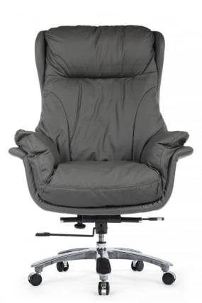 Кресло руководителя RV DESIGN Leonardo Серый_1