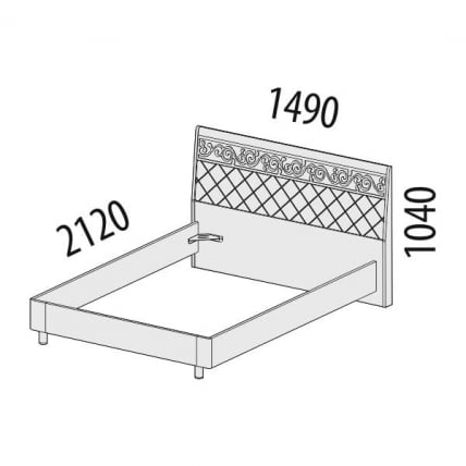 Кровать Тиффани 93.02_4