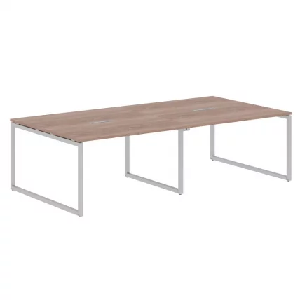 Конференц-стол XTEN-Q XQCT 2714 Дуб Сонома Алюминий_0