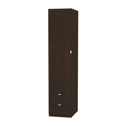 Шкаф распашный Риал(H20)198х45х45ручкаторцеваяTR-2(Венге)_0