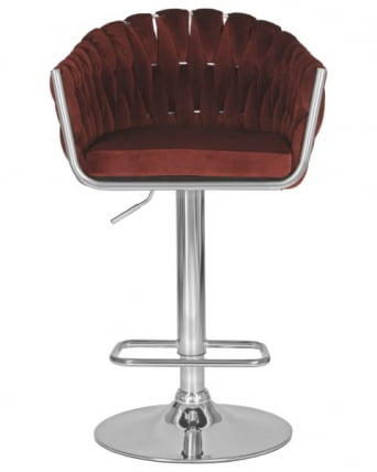 Стул барный DOBRIN MARCEL (винный велюр (MJ9-35)) 2 шт_6