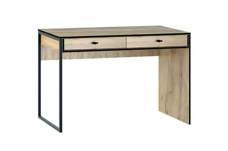 Стол письменный Берген 6 Дуб Крафт Золотой Черный_0