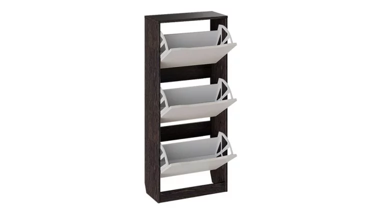 Тумба для обуви Тетра тип 1 Венге Цаво/Дуб Белфорд_1