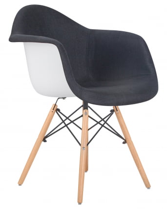 Стул обеденный DOBRIN DAW ROSS 012 Черная ткань_1