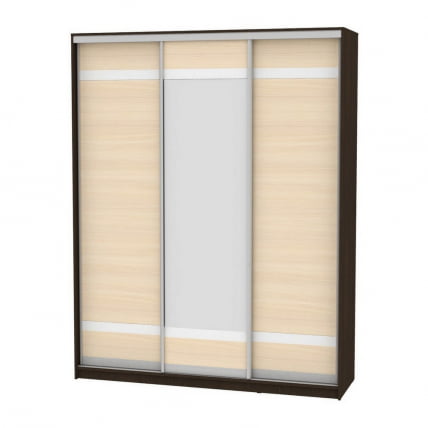 Шкаф-купе B-230х180х60-1(Венге-ДМ-D9D10D9)_0