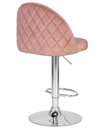 Стул барный DOBRIN MILANA Пудрово-розовый велюр MJ9-32_3