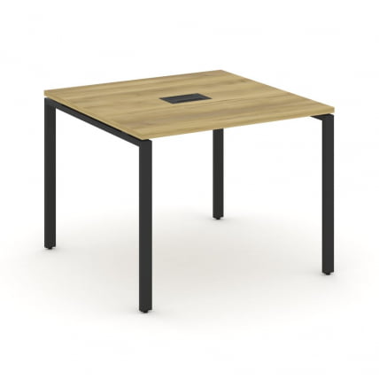 Стол переговорный (1 столешница) CONCEPT CN.PRG-011 Дуб Винченцо Черный_0